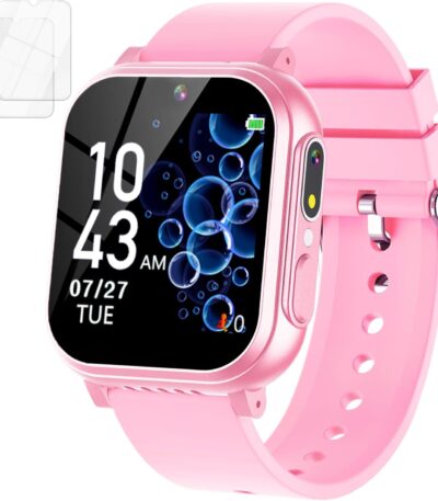 Vakzovy Kids Smart Watch – Dual Camera, Music & Educational Toy for Girls