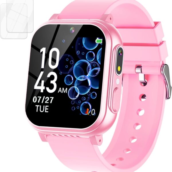 Vakzovy Kids Smart Watch – Dual Camera, Music & Educational Toy for Girls