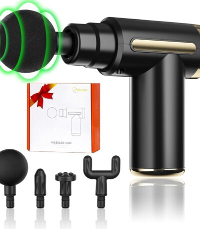 cotsoco Massage Gun, Muscle Percussion Massager with 6 Speeds, Quiet Hand Massager